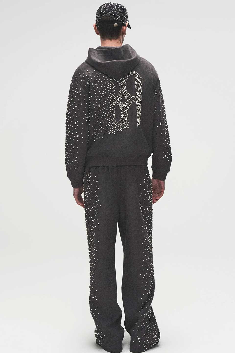 Cashew Flower Texturepearl Sweat Pants