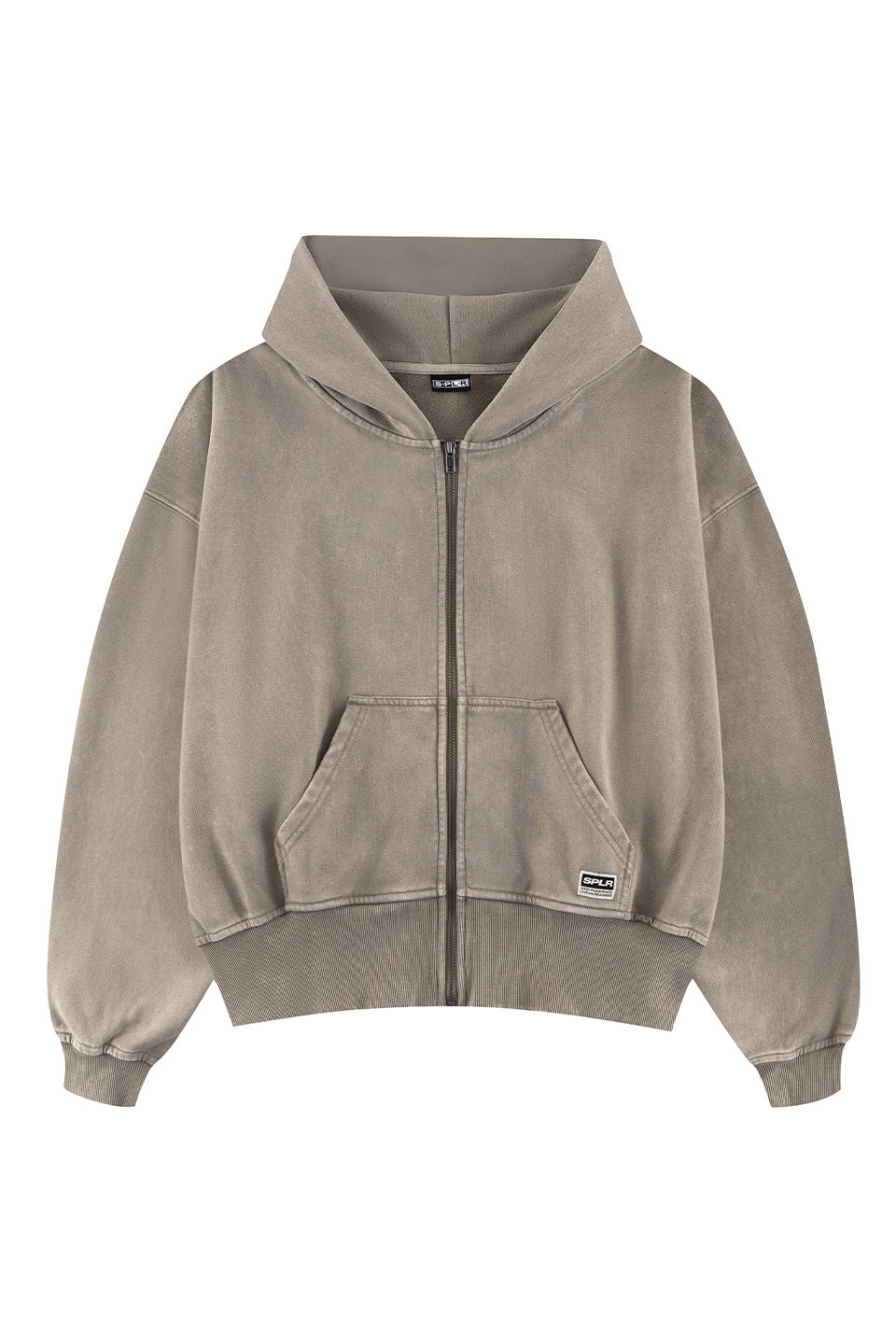 Chemical Dye Zip Hoodie