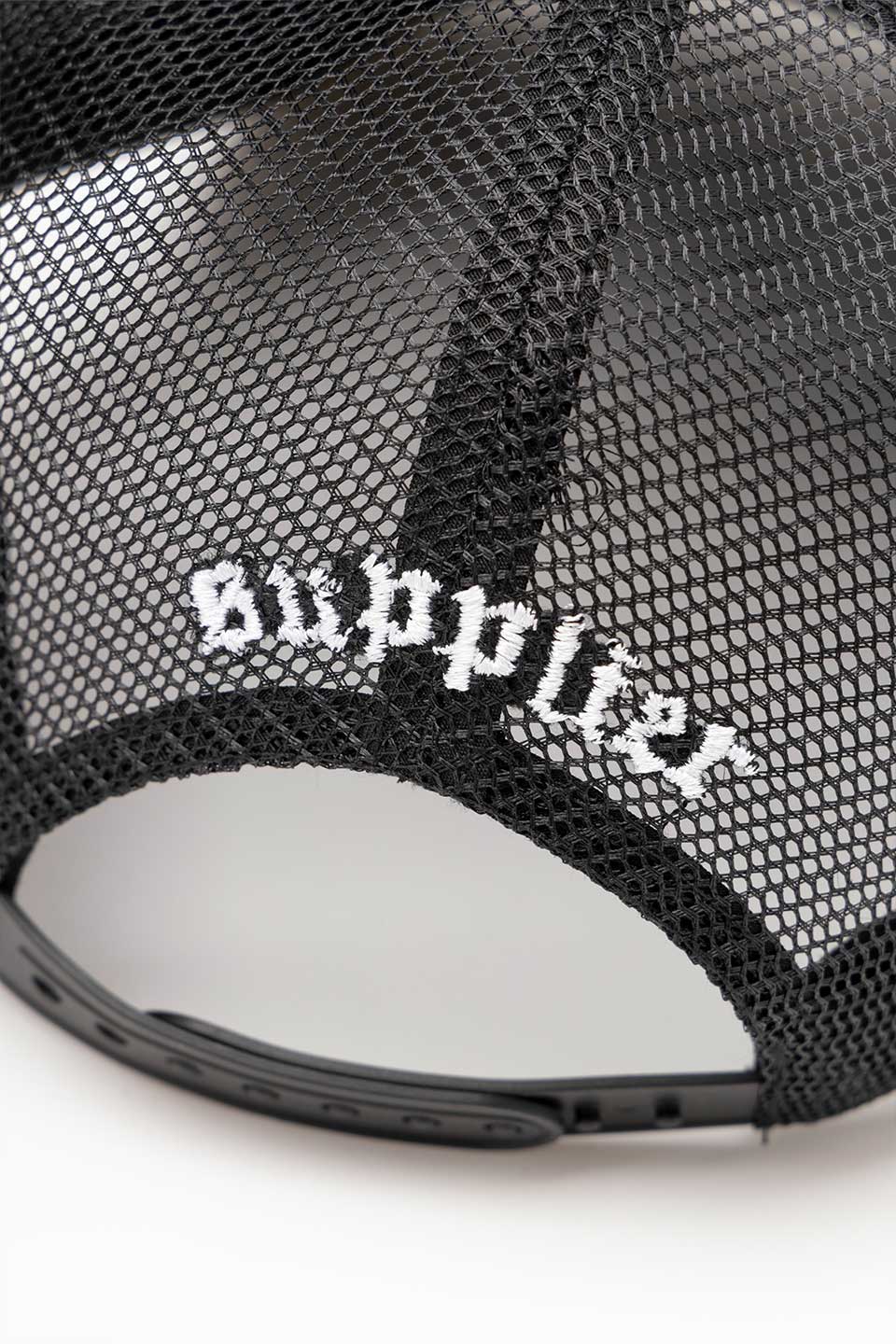 【決済専用】Cross Leather Patch Mesh Cap
