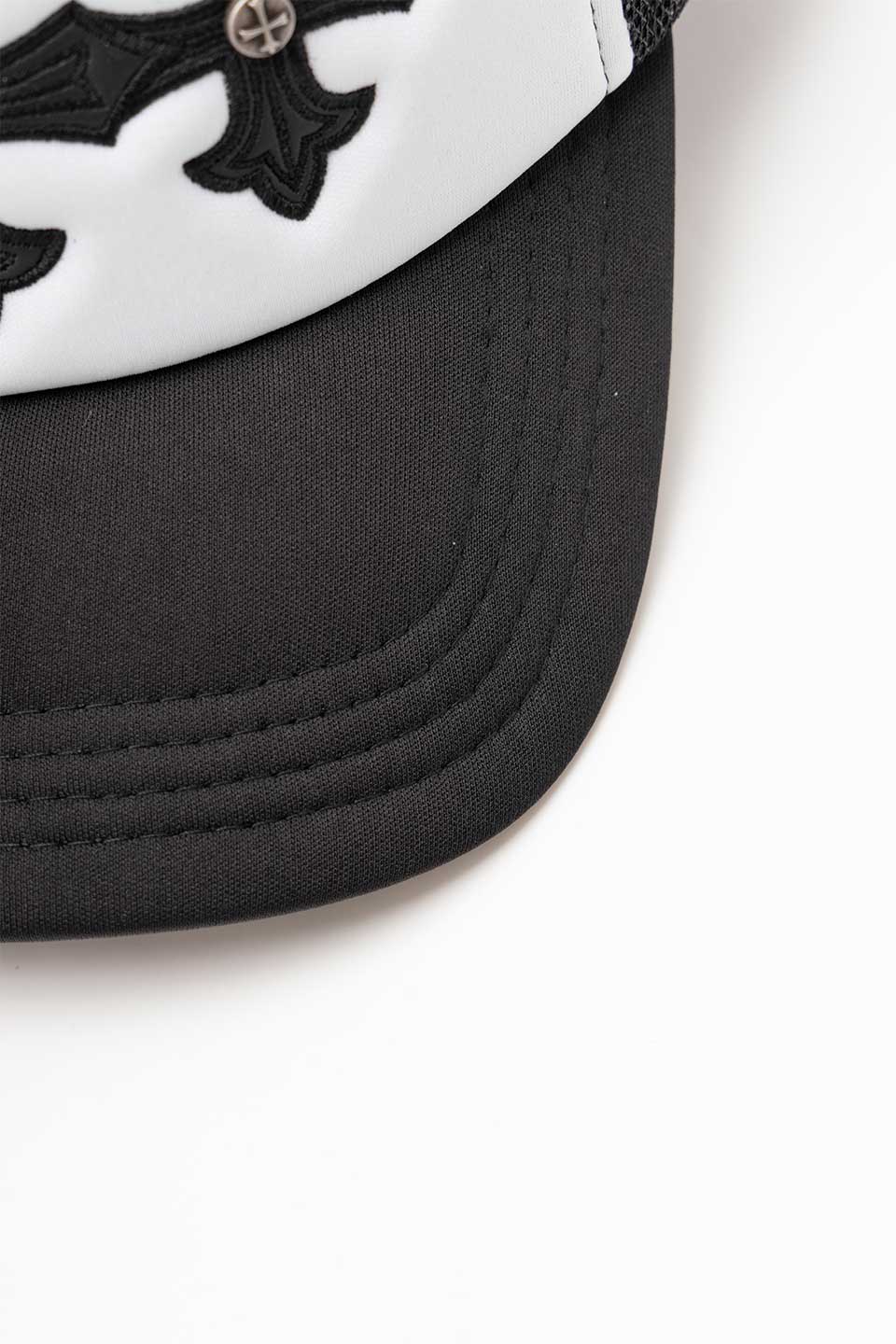 【決済専用】Cross Leather Patch Mesh Cap
