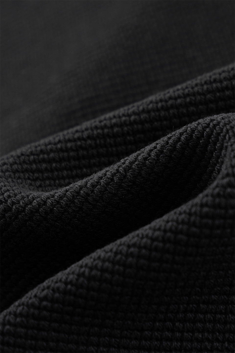 Cross Leather Patch Thermal Zip Hoodie