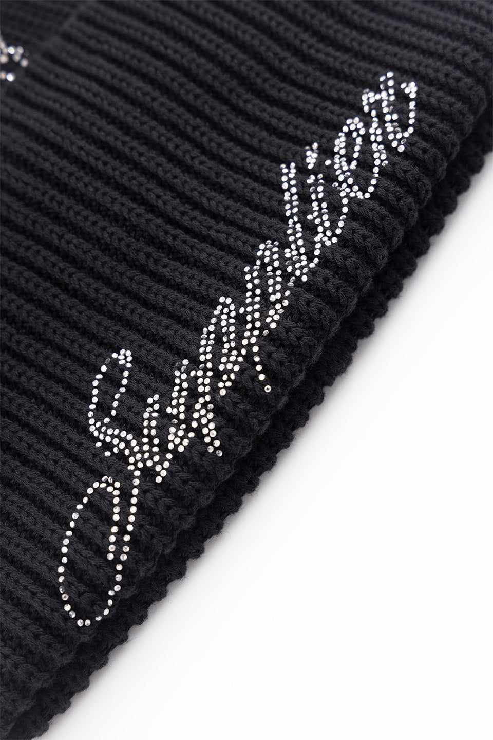 Cross Rhinestone Bbalaclava Beanie