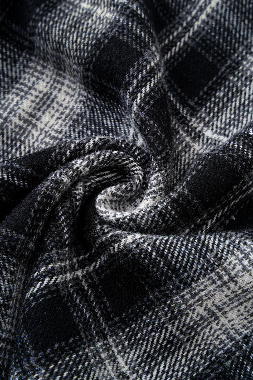 Cross Rhinestone Flannel Check Shirt