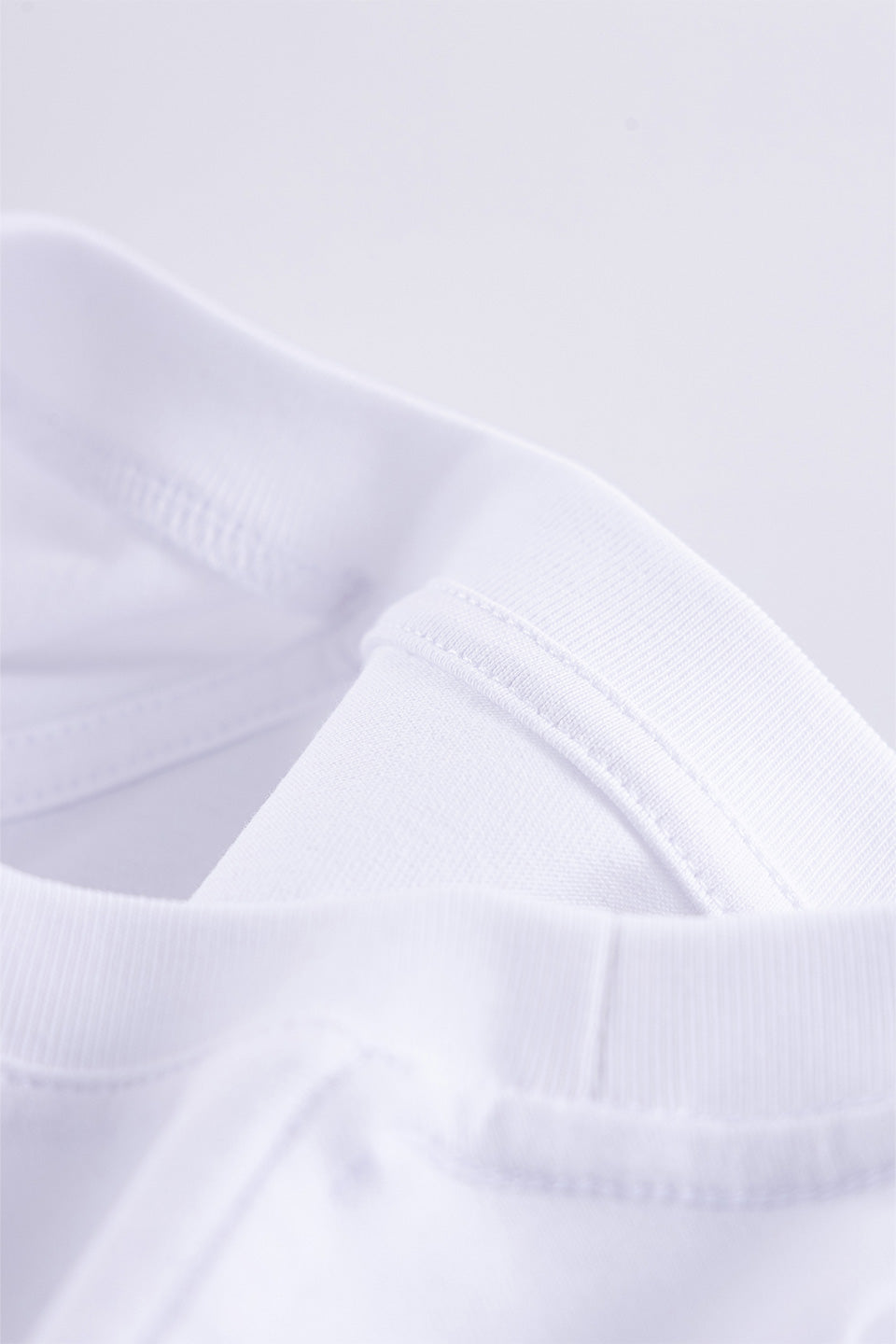 Cross Tee White & Blue (Slim Silhouette)