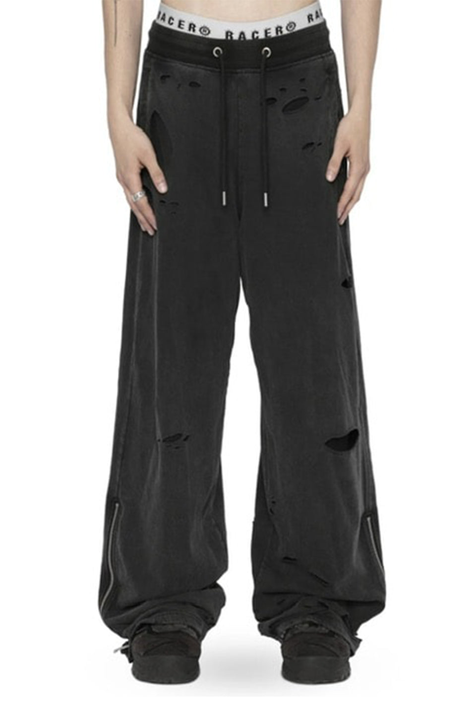 Distressed 2 Layer Sweatpants.