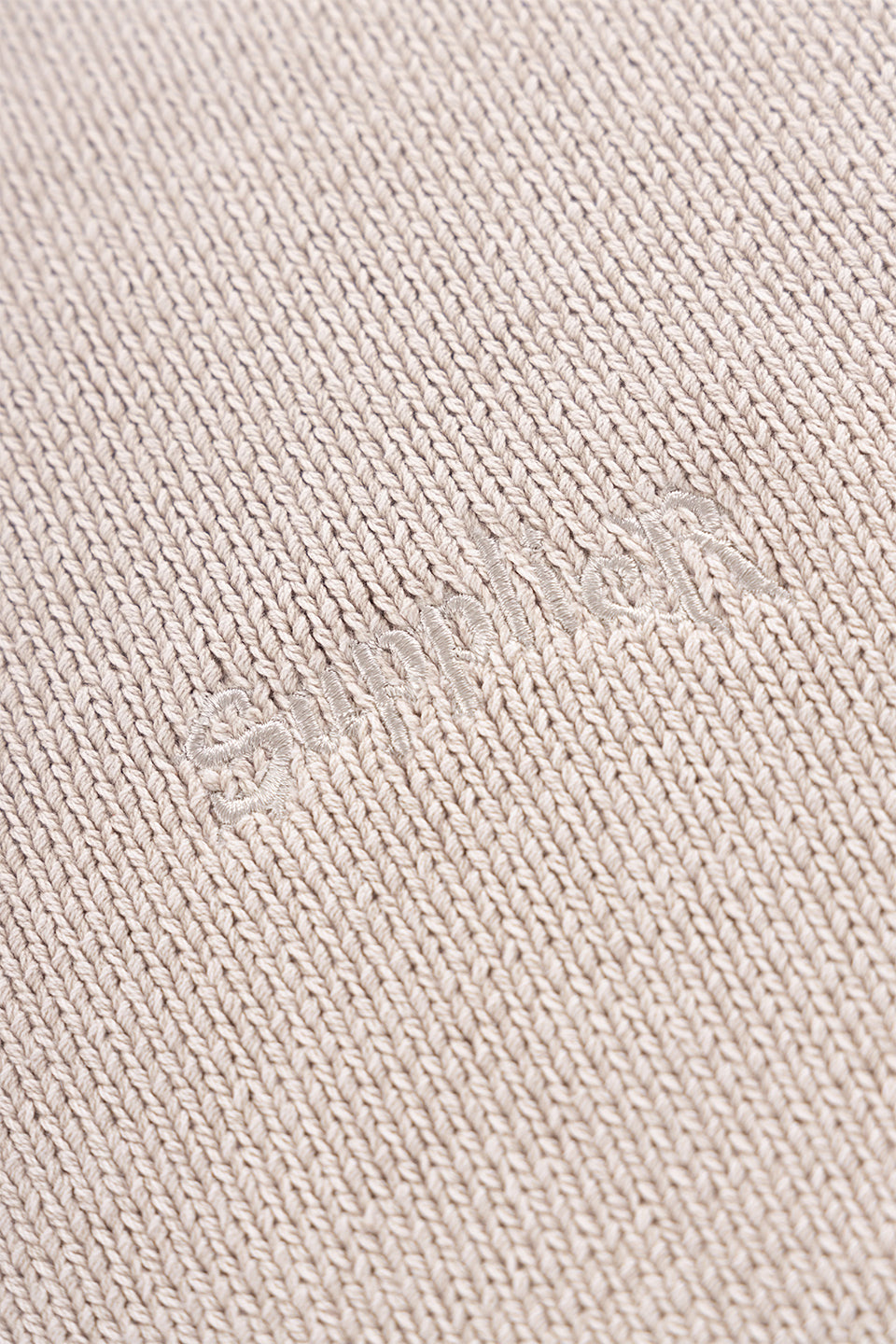 Distressed Cross Leather Patch Crew Knit V2