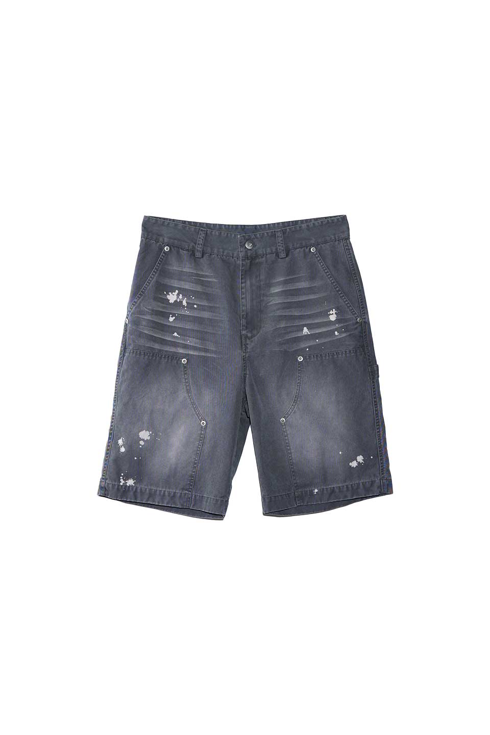 Distressed Logger Cargo Shorts