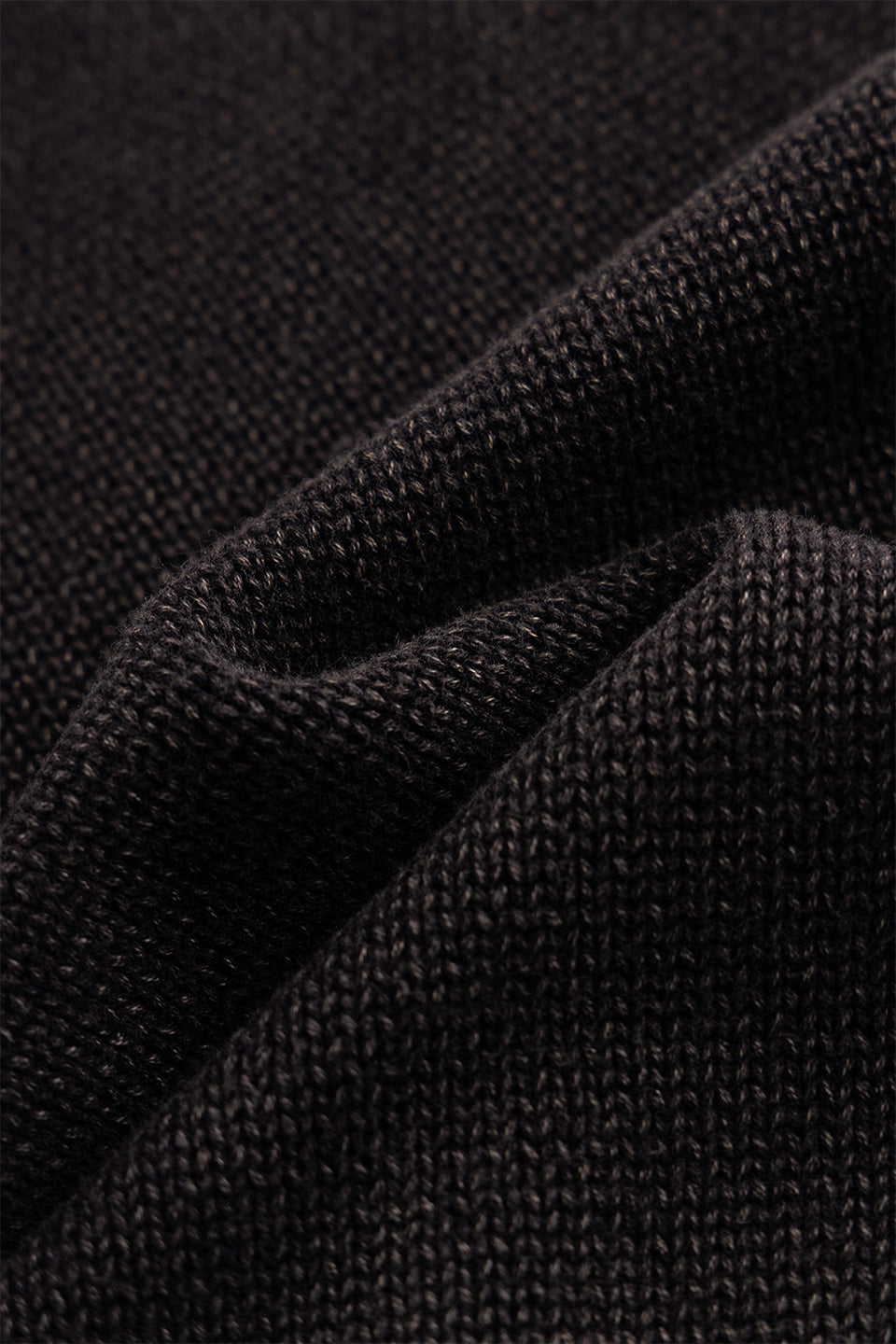 Distressed Multiple Cross Leather Patch Crew Knit