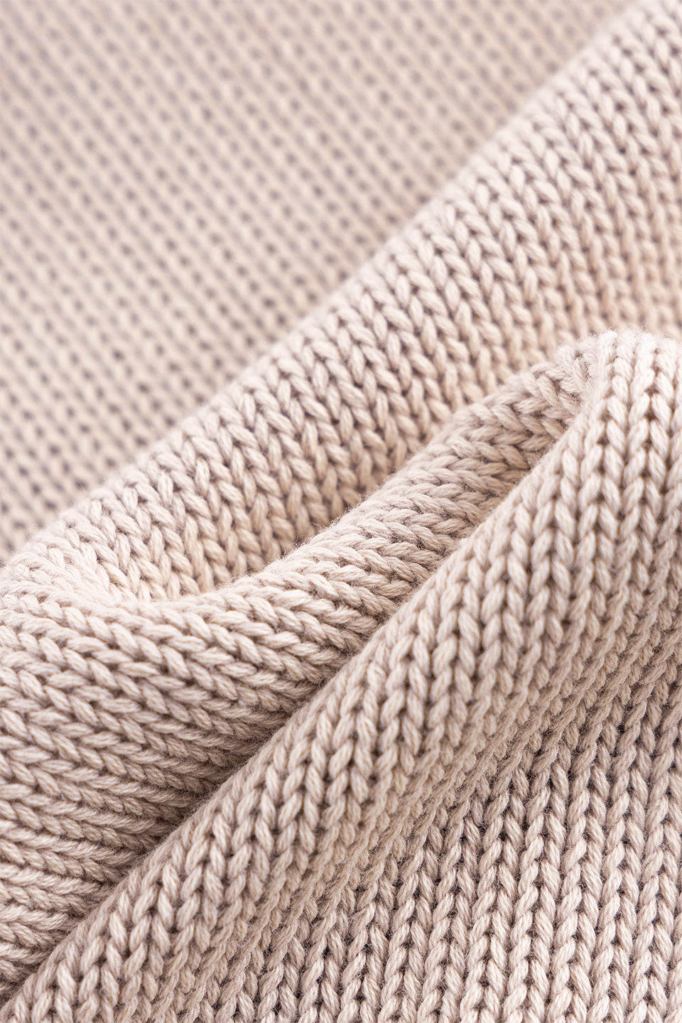 Distressed Multiple Cross Leather Patch Crew Knit