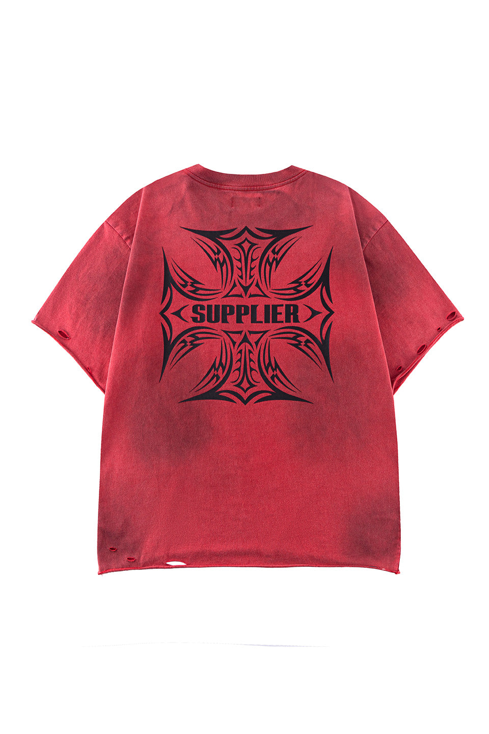 Distressed Tribal Iron Cross Logo Tee
