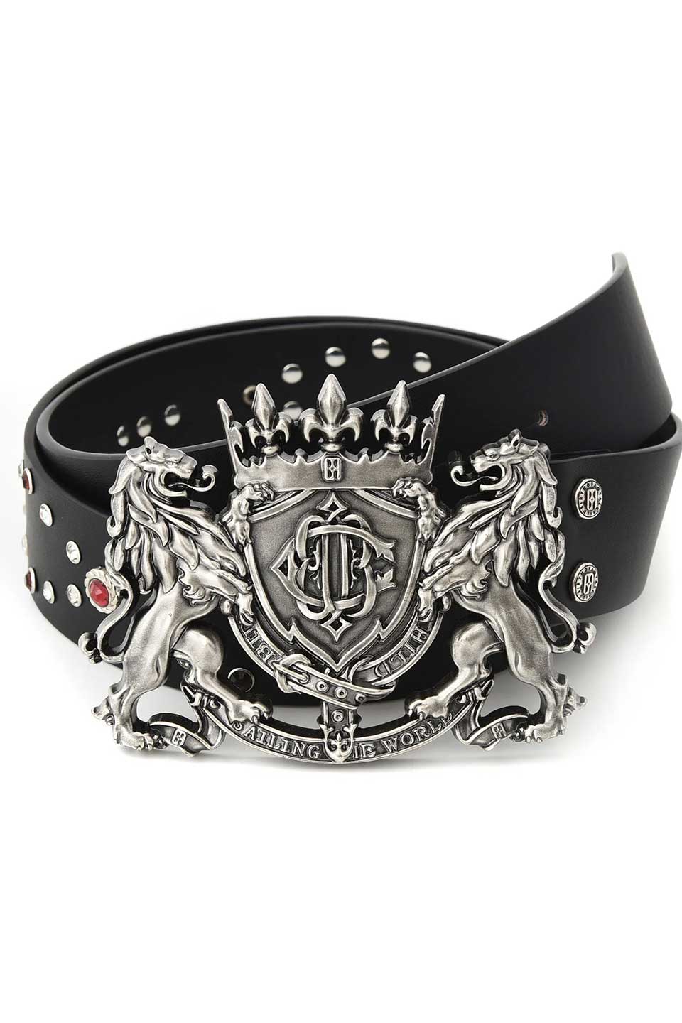 Double-Lion Gemstone Belt