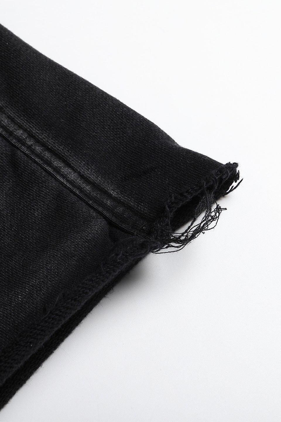 Double Waist Knitted Cropped Trousers