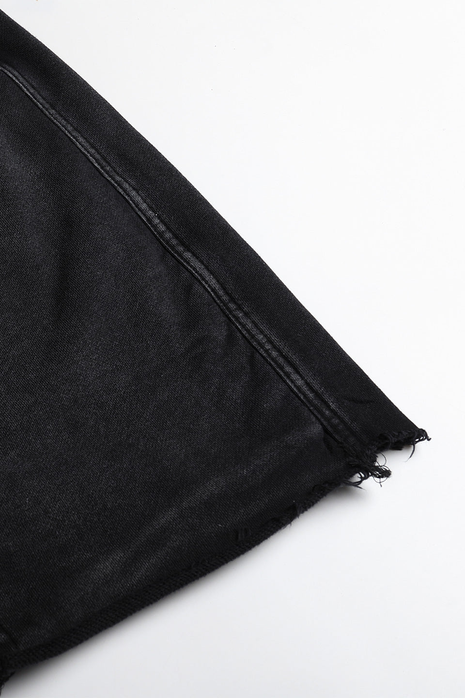 Double Waist Knitted Cropped Trousers