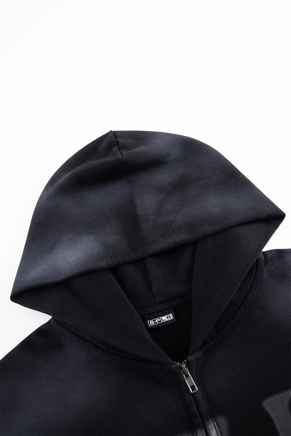 Dust Spray Dyed Zip Hoodie