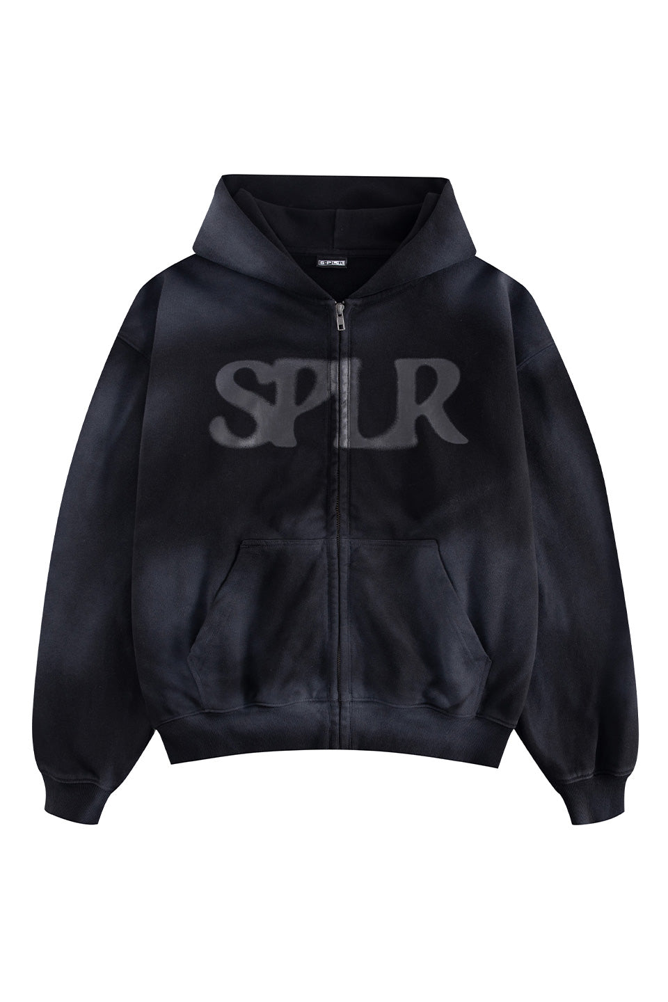 Dust Spray Dyed Zip Hoodie