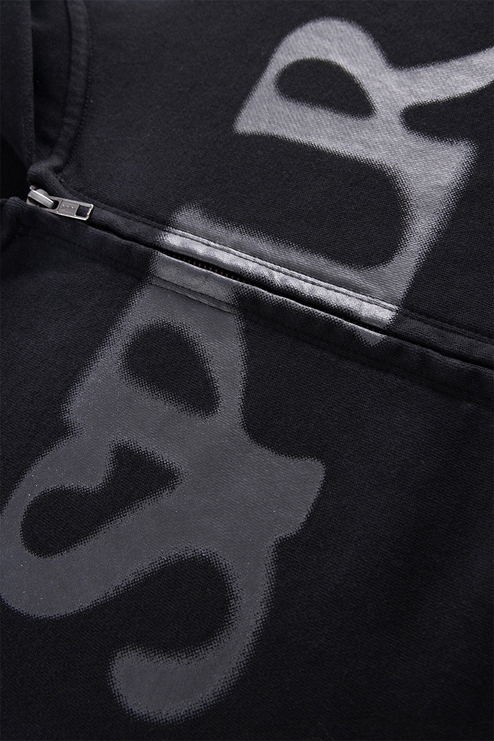 Dust Spray Dyed Zip Hoodie