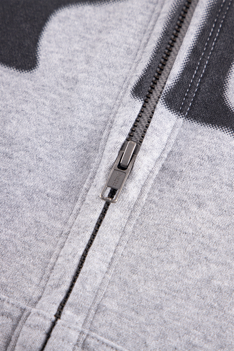 Dust Spray Dyed Zip Hoodie