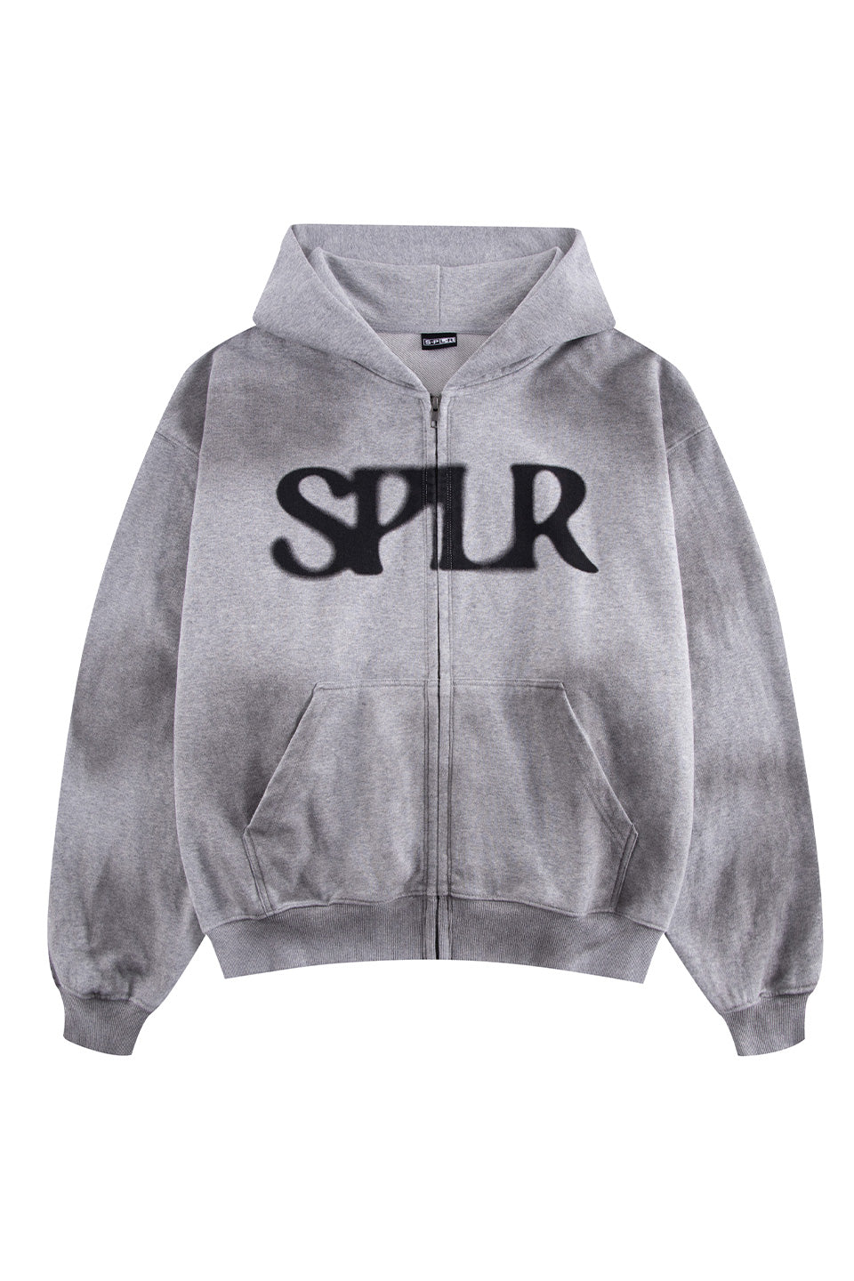 Dust Spray Dyed Zip Hoodie