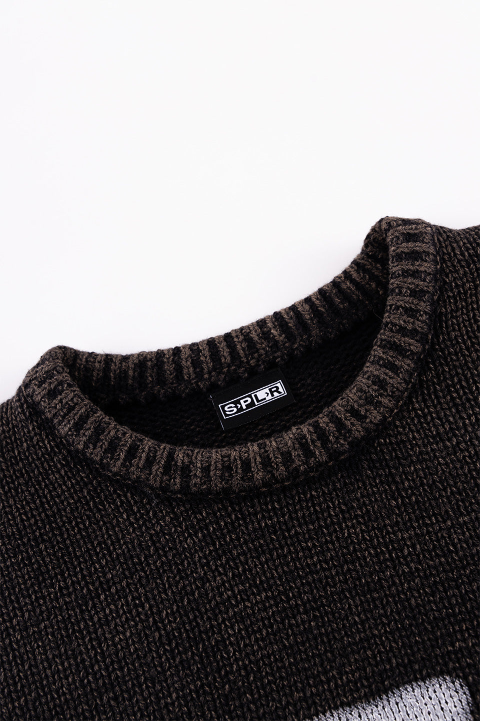 Dust Washed Crew Knit