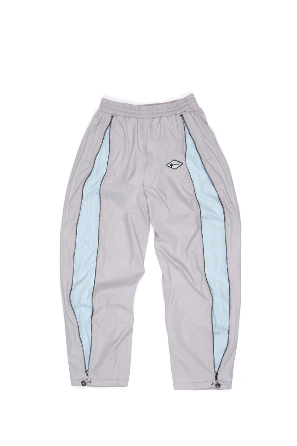 Light Grey Zip Off Panel Details Pants