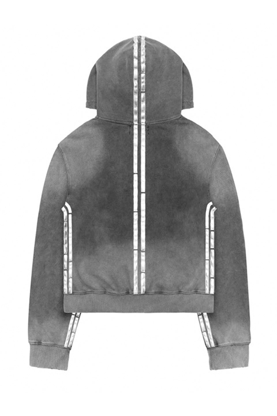 Faded Metallic Track Hoodie
