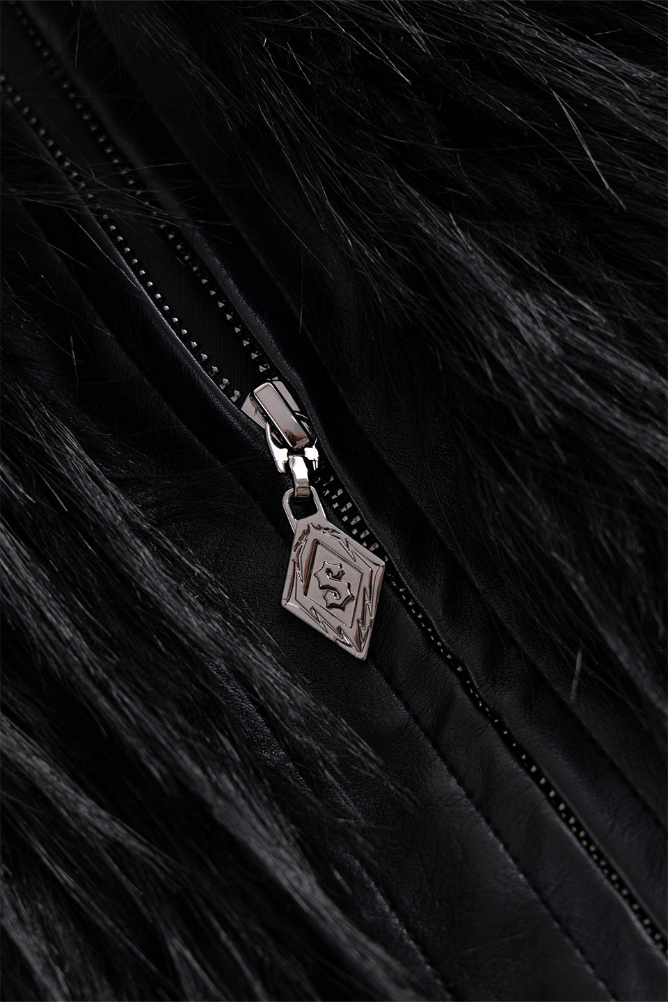 Full-Zip Faux Fur Jacket