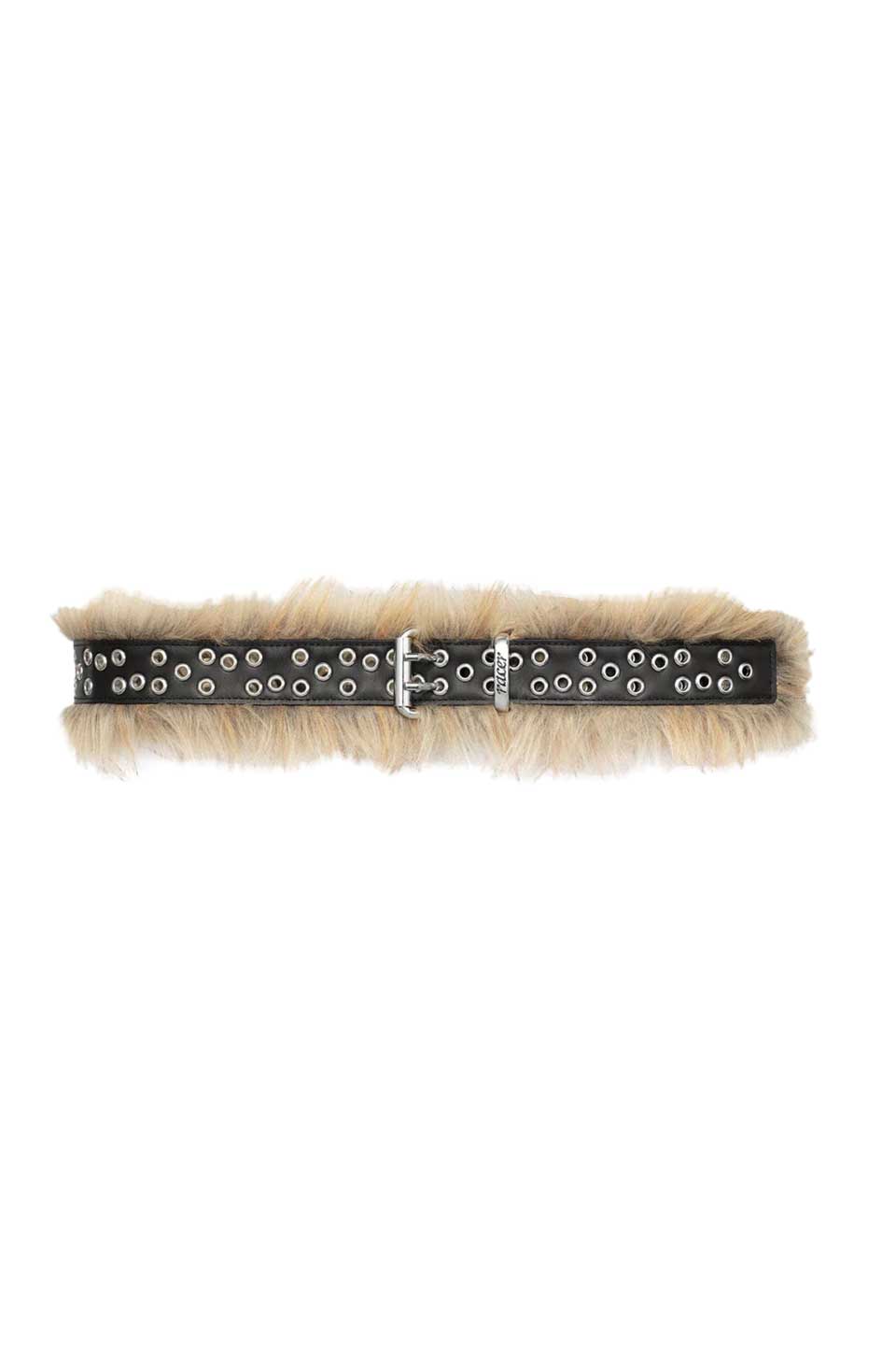 Fur Leather Belt