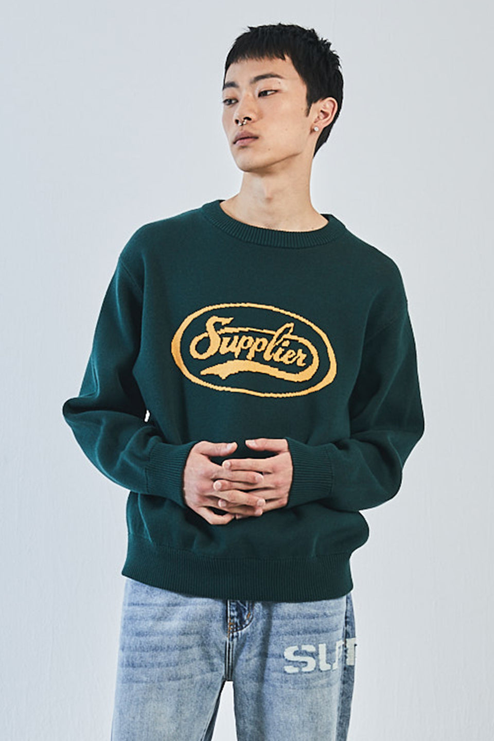 Coca Logo Crew Knit