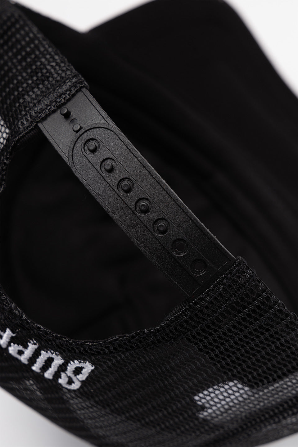 Iron Cross Leather Patch Mesh Cap