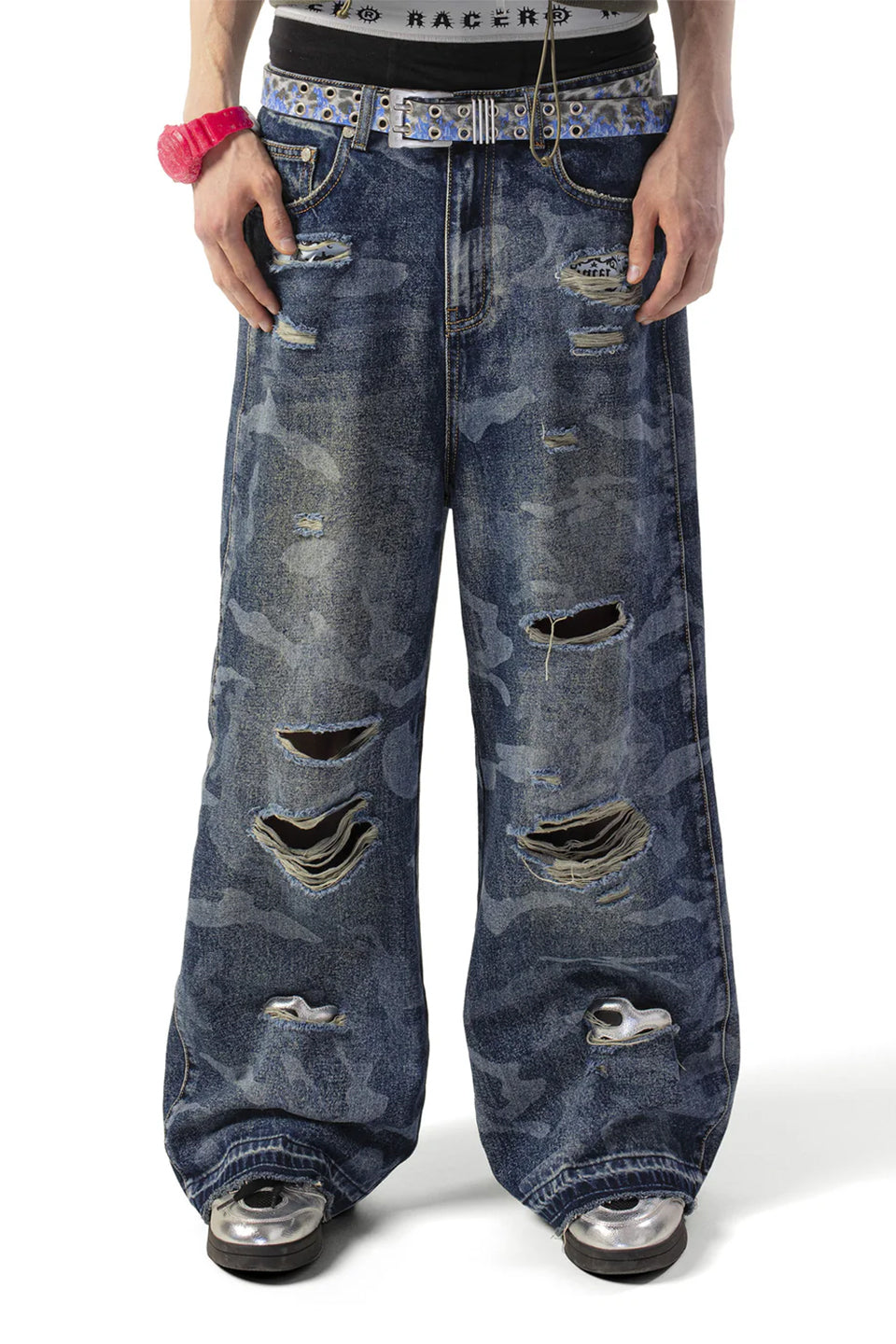 Laser Camo Jeans