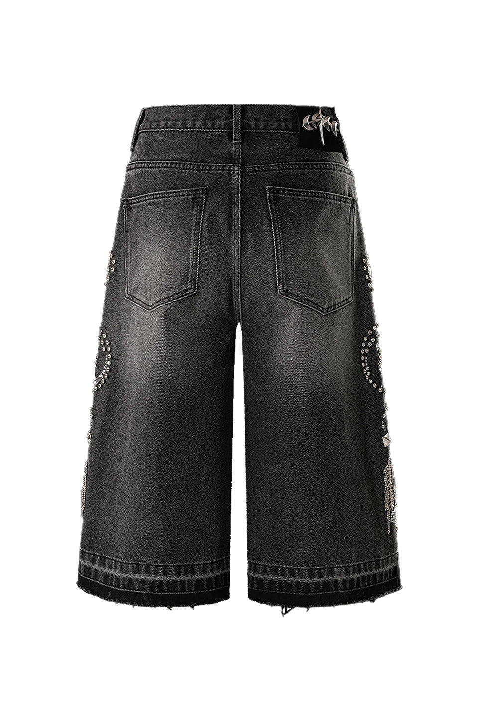Luminous Dawn Rhinestone Cropped Jeans