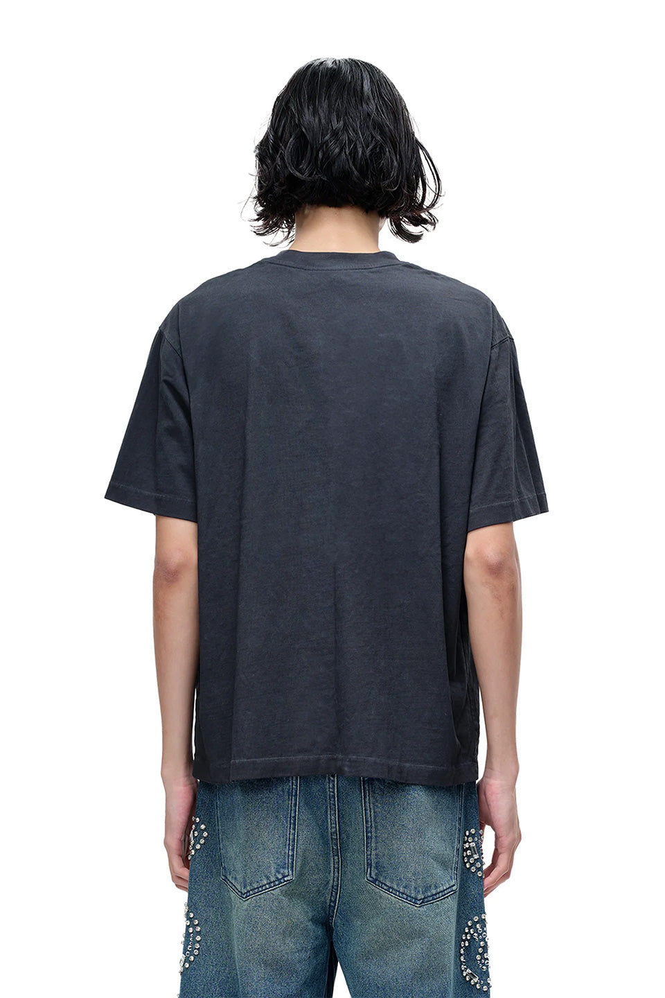 Luminous Night Leather Patch Tee