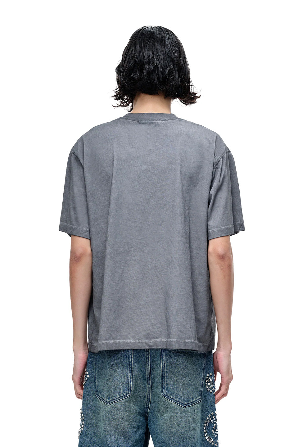 Luminous Night Leather Patch Tee