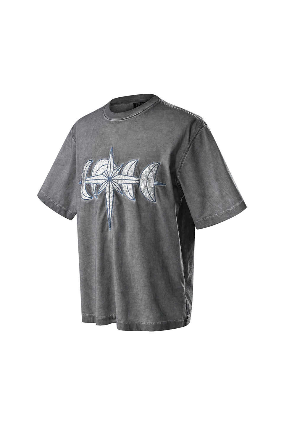 Luminous Night Leather Patch Tee