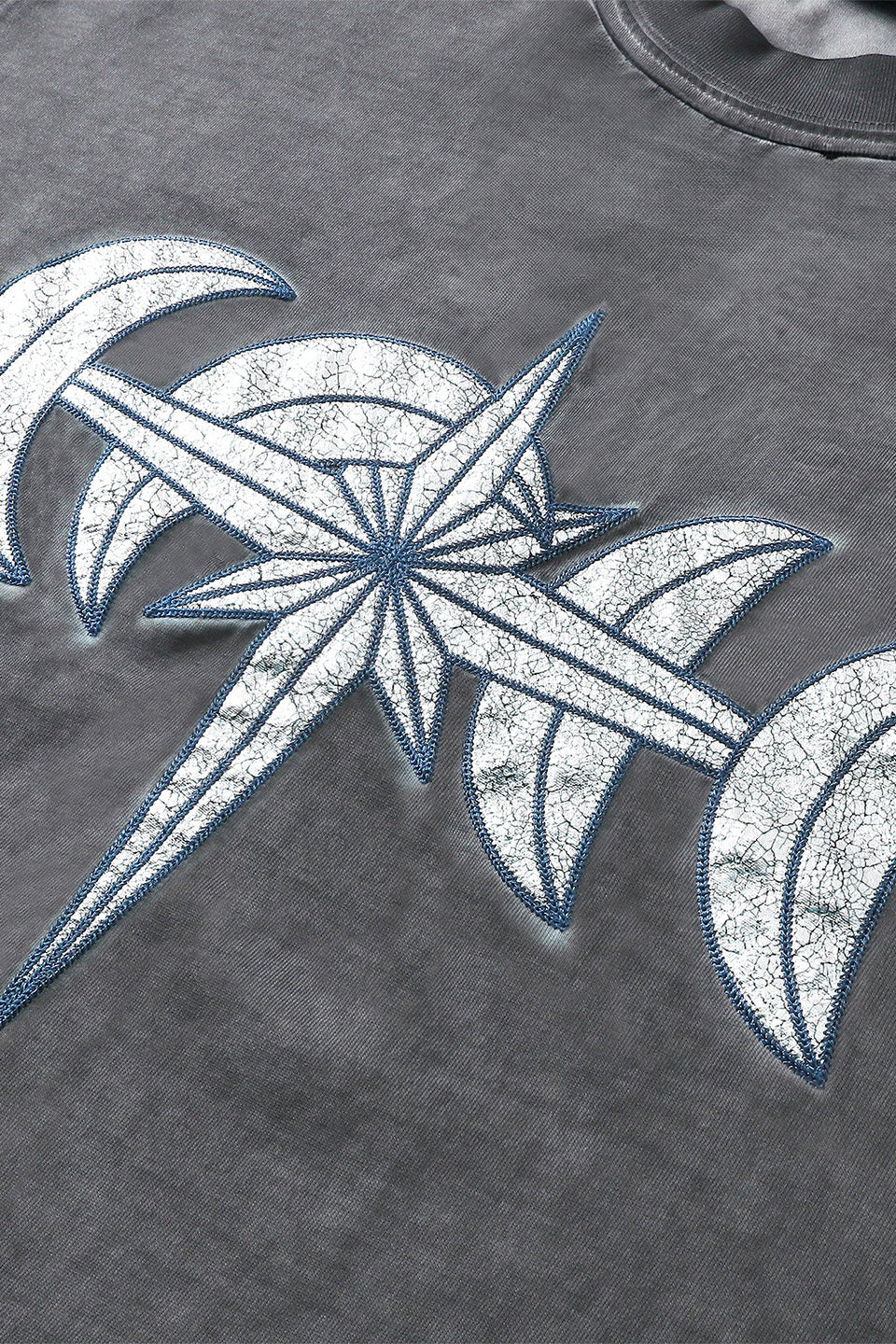 Luminous Night Leather Patch Tee