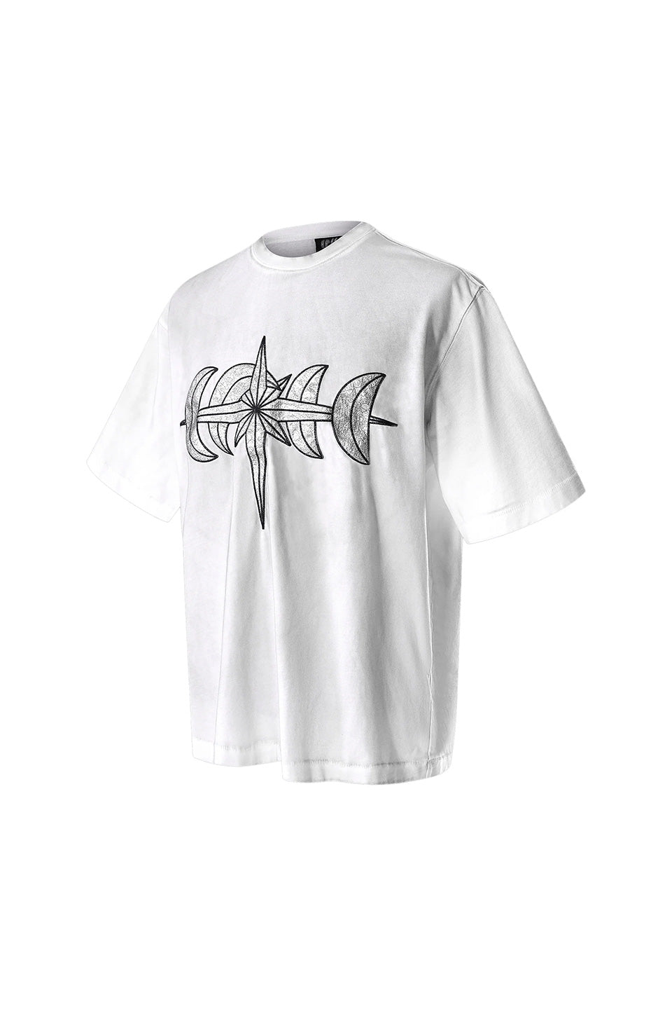 Luminous Night Leather Patch Tee