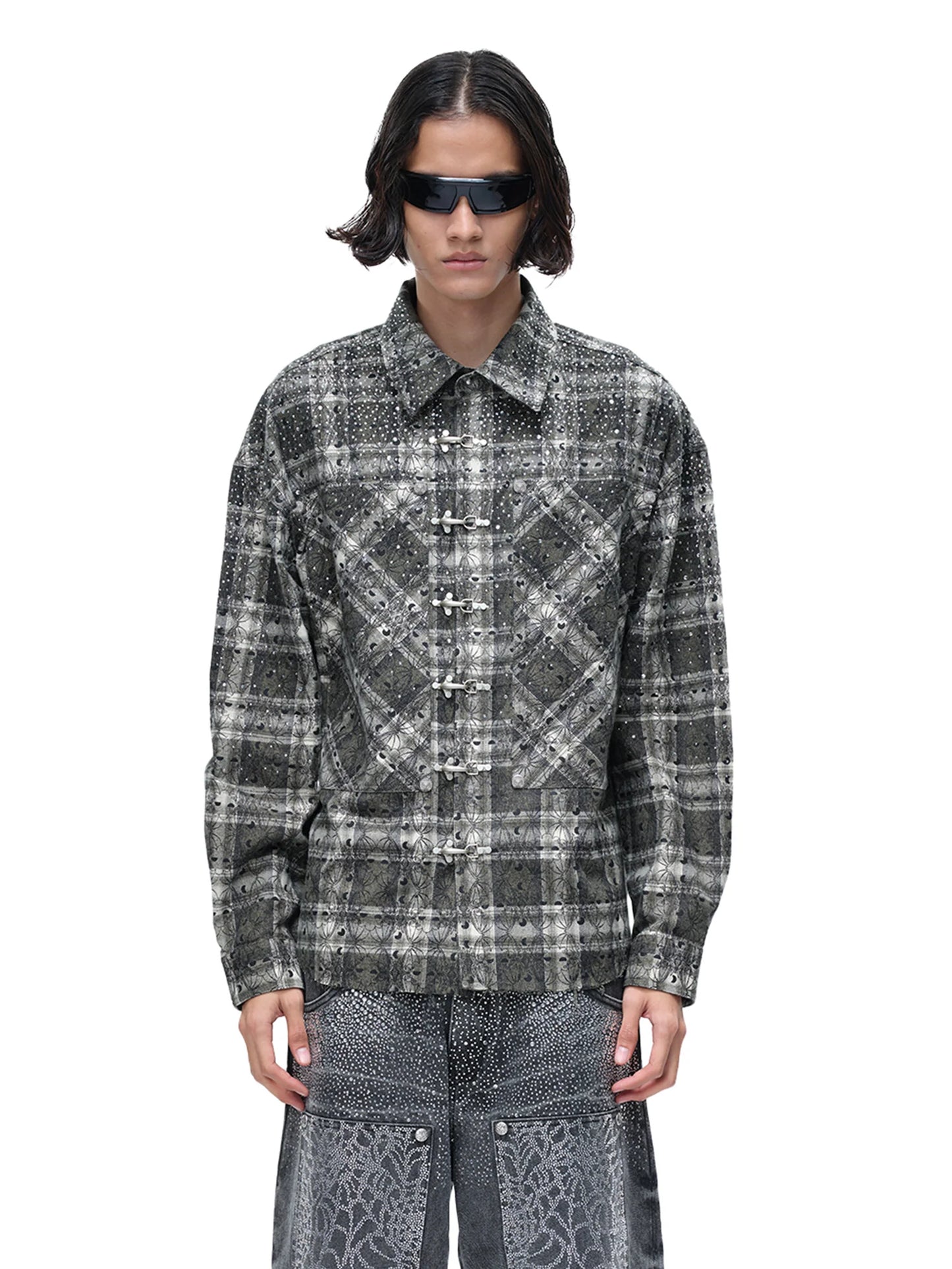 Luminous Dawn Shadowbat Rhinestone Shirt