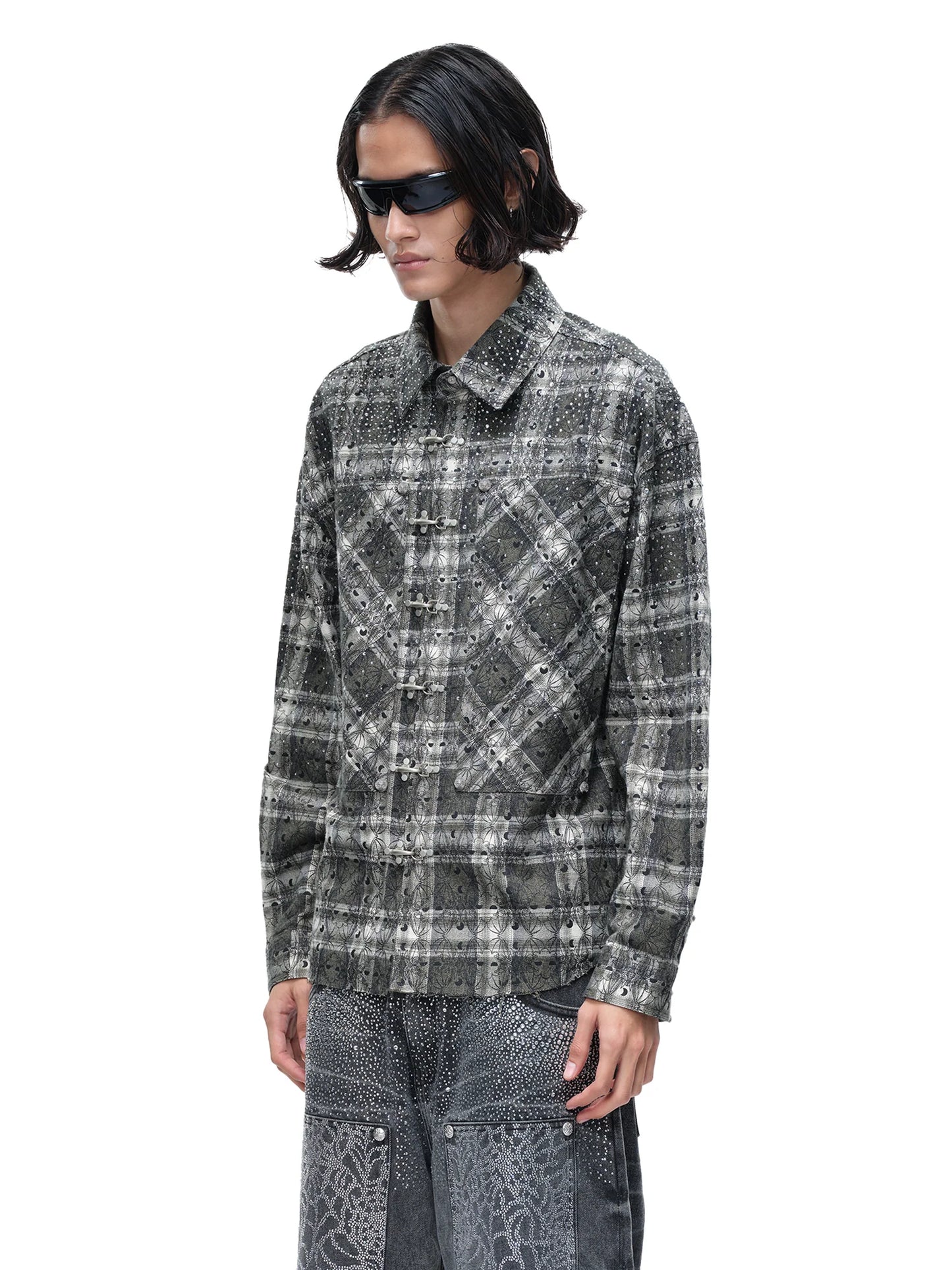 Luminous Dawn Shadowbat Rhinestone Shirt