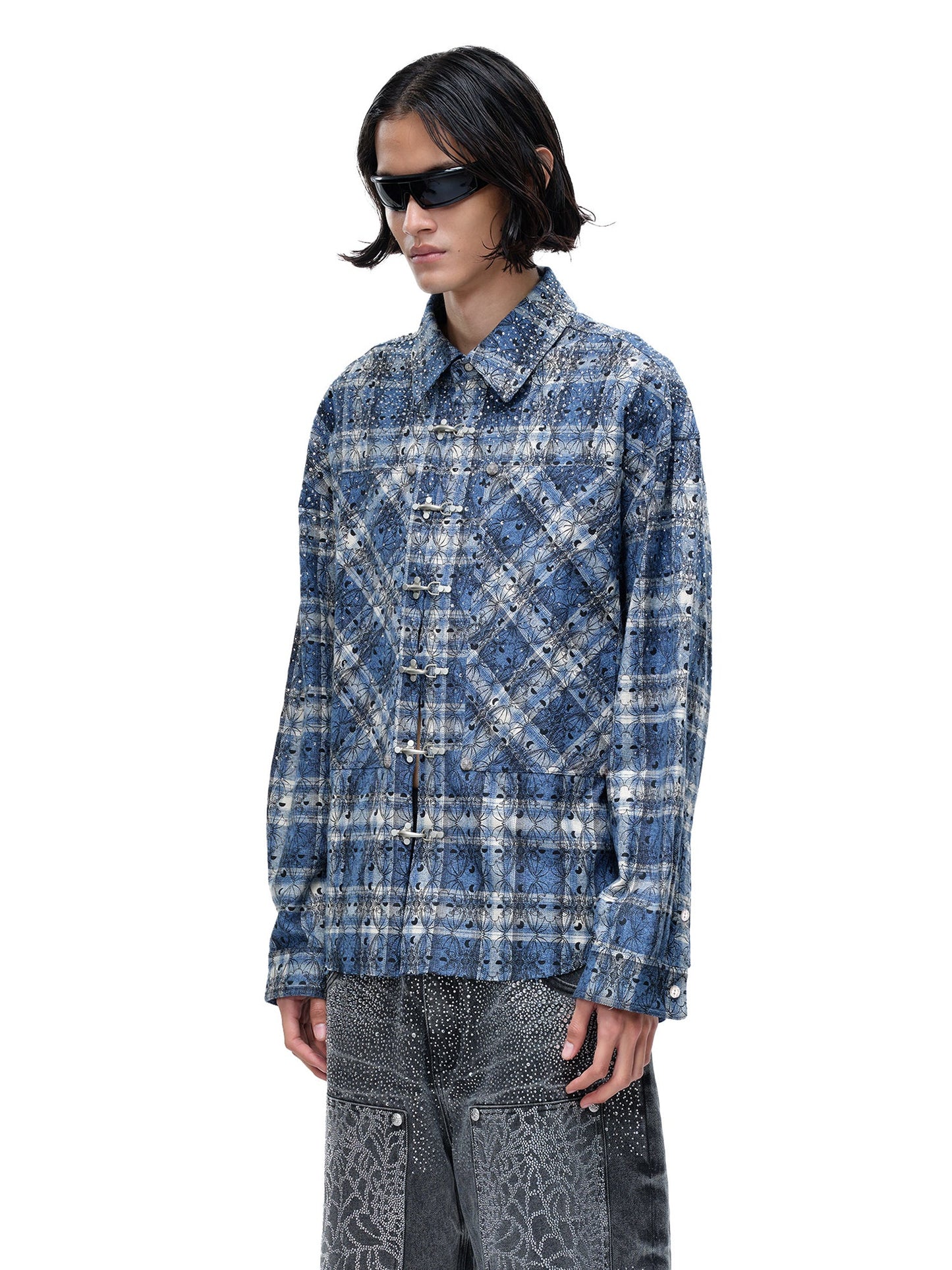 Luminous Dawn Shadowbat Rhinestone Shirt