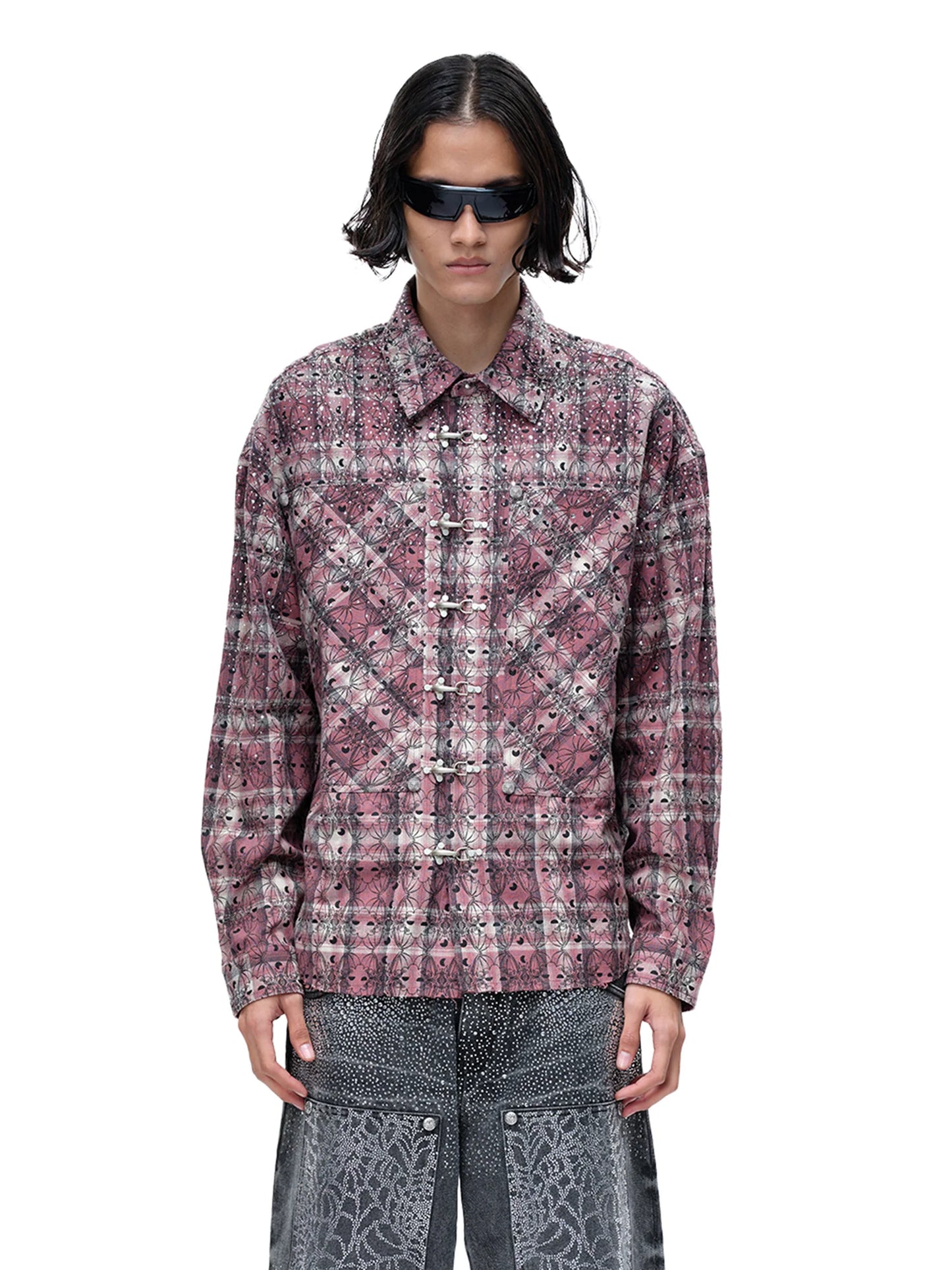 Luminous Dawn Shadowbat Rhinestone Shirt