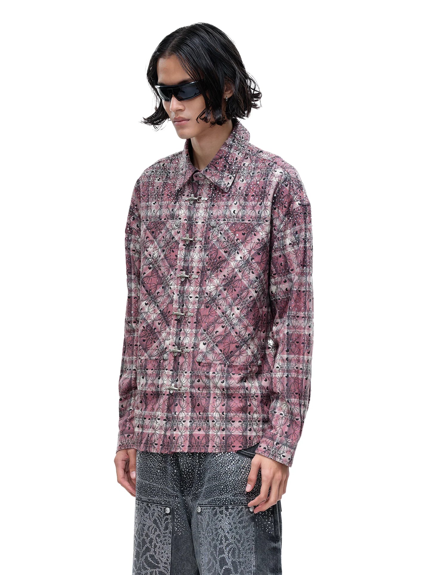 Luminous Dawn Shadowbat Rhinestone Shirt