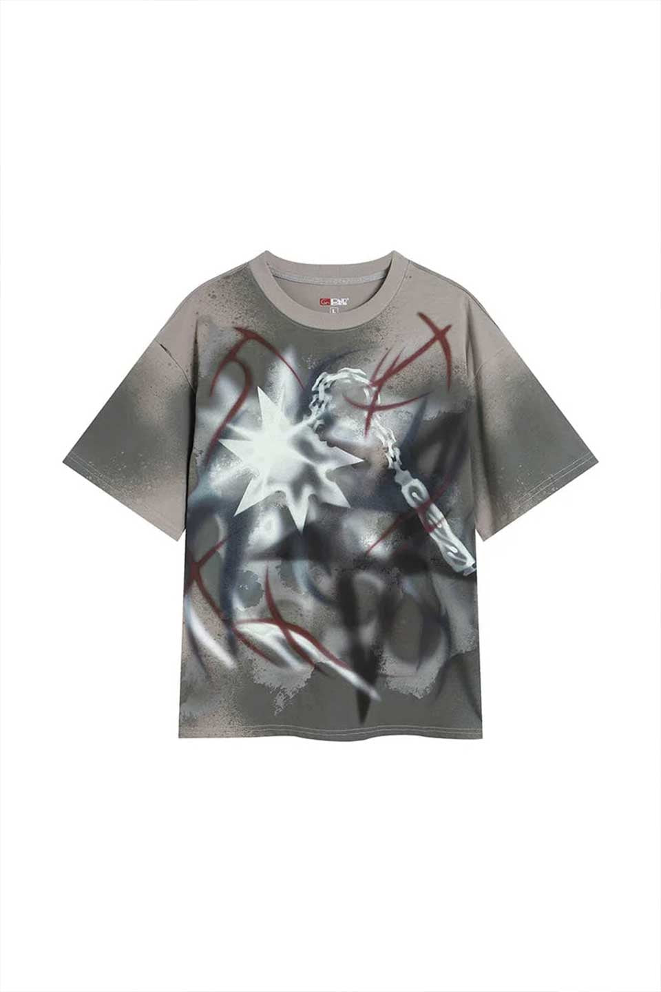 Meteor Hammer Abstract Graffiti T-Shirt