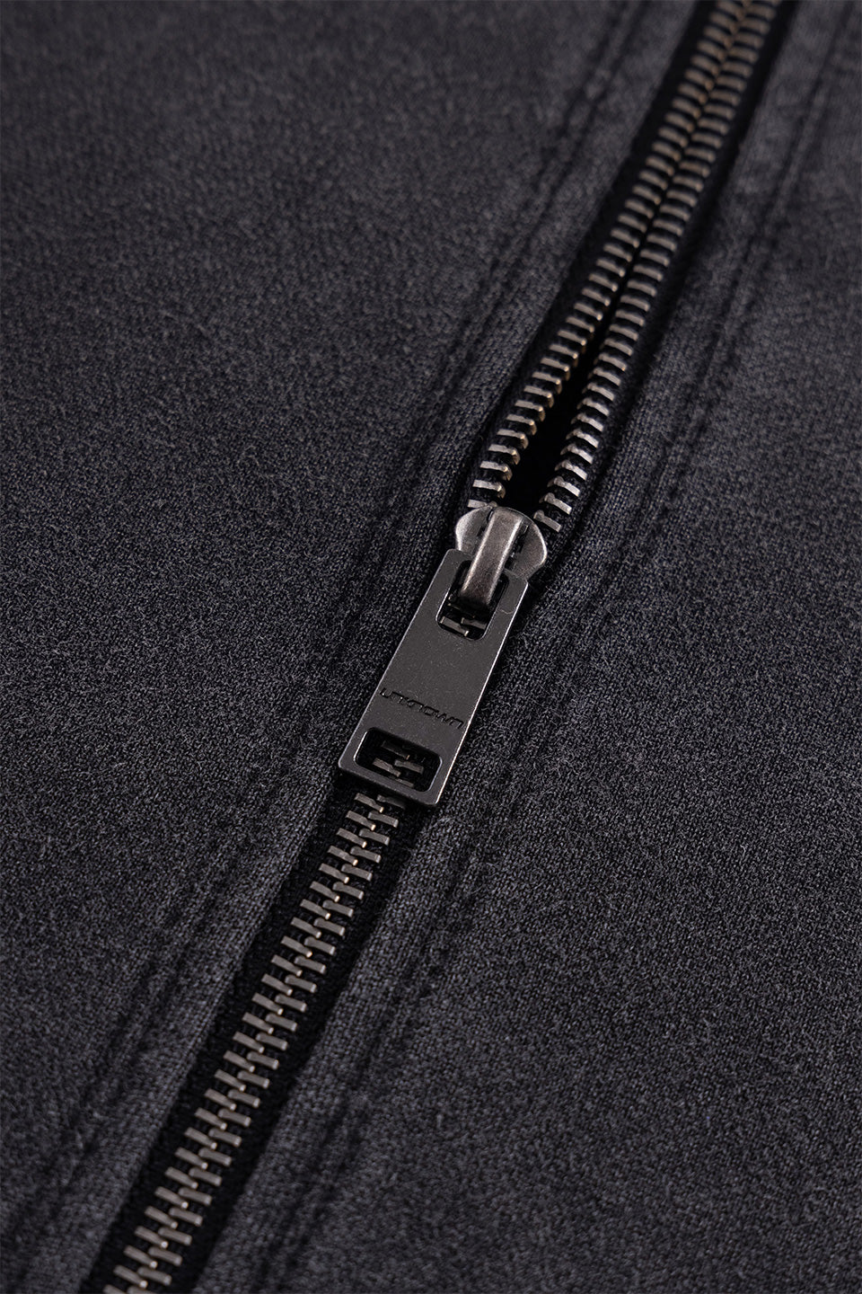Outline Cross Rhinestone Zip Hoodie