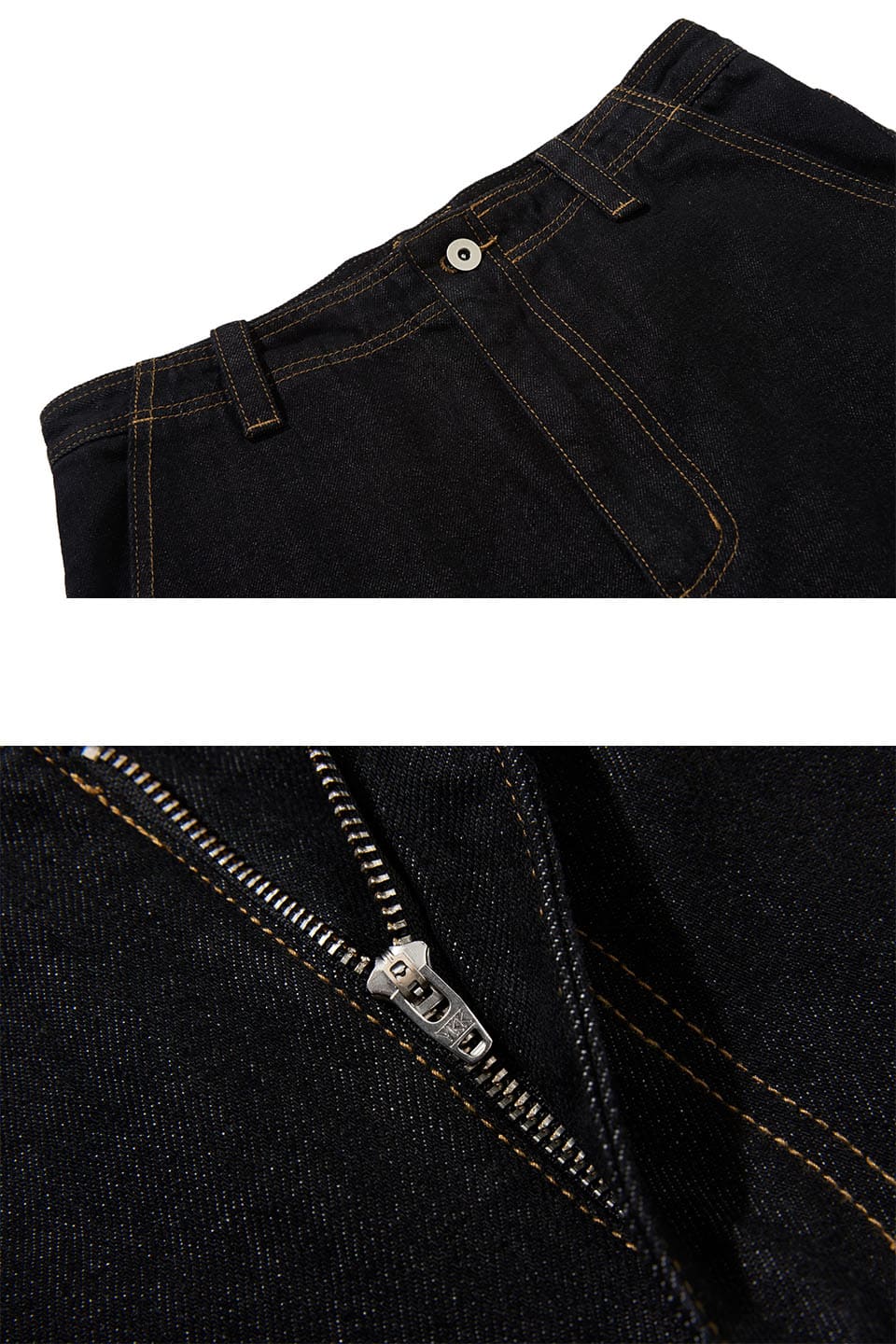 Patch Pocket Denim Cropped Pants