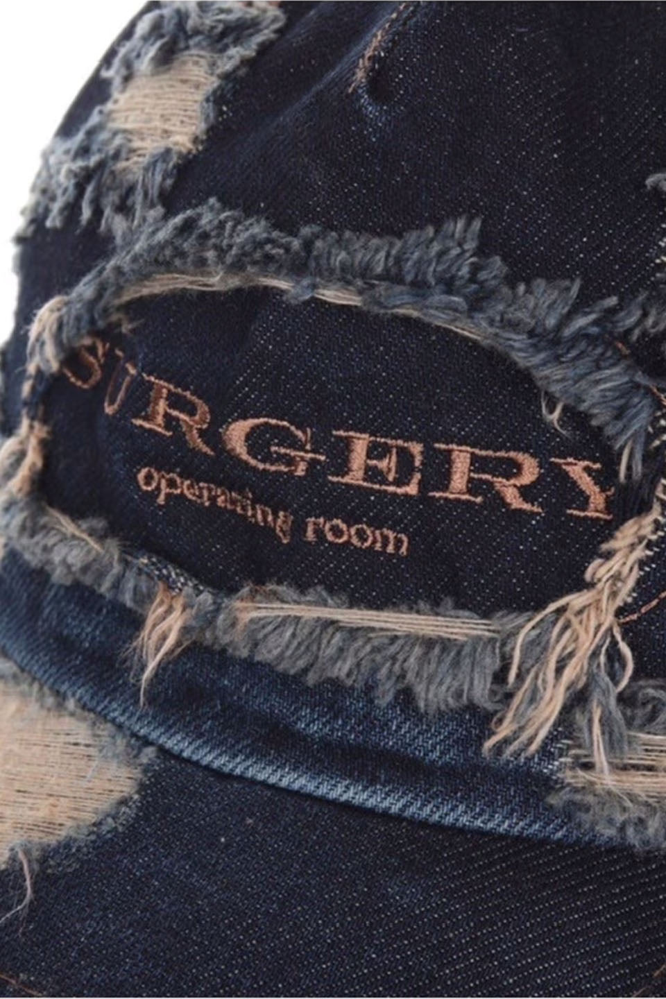 Surgery Distroyed Denim Cap