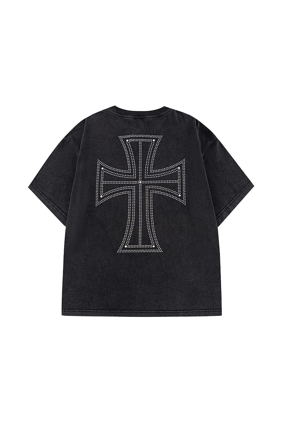 Outline Cross Rhinestone Tee
