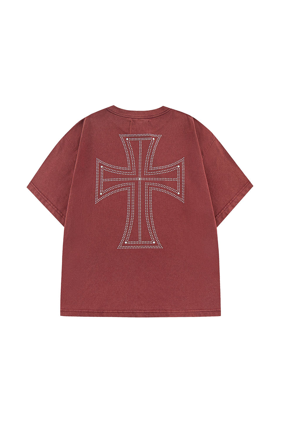 Outline Cross Rhinestone Tee