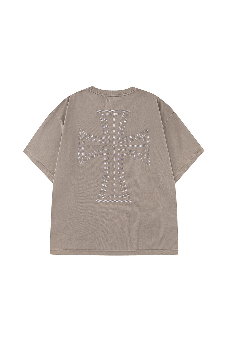 Outline Cross Rhinestone Tee