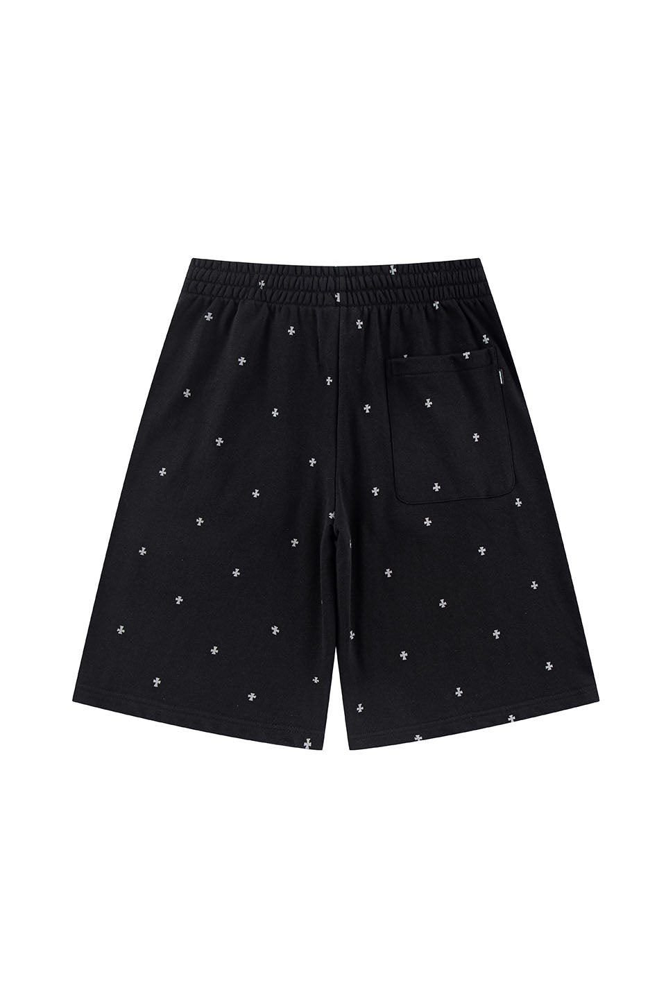 Tiny Cross Glitter Baggy Sweat Shorts