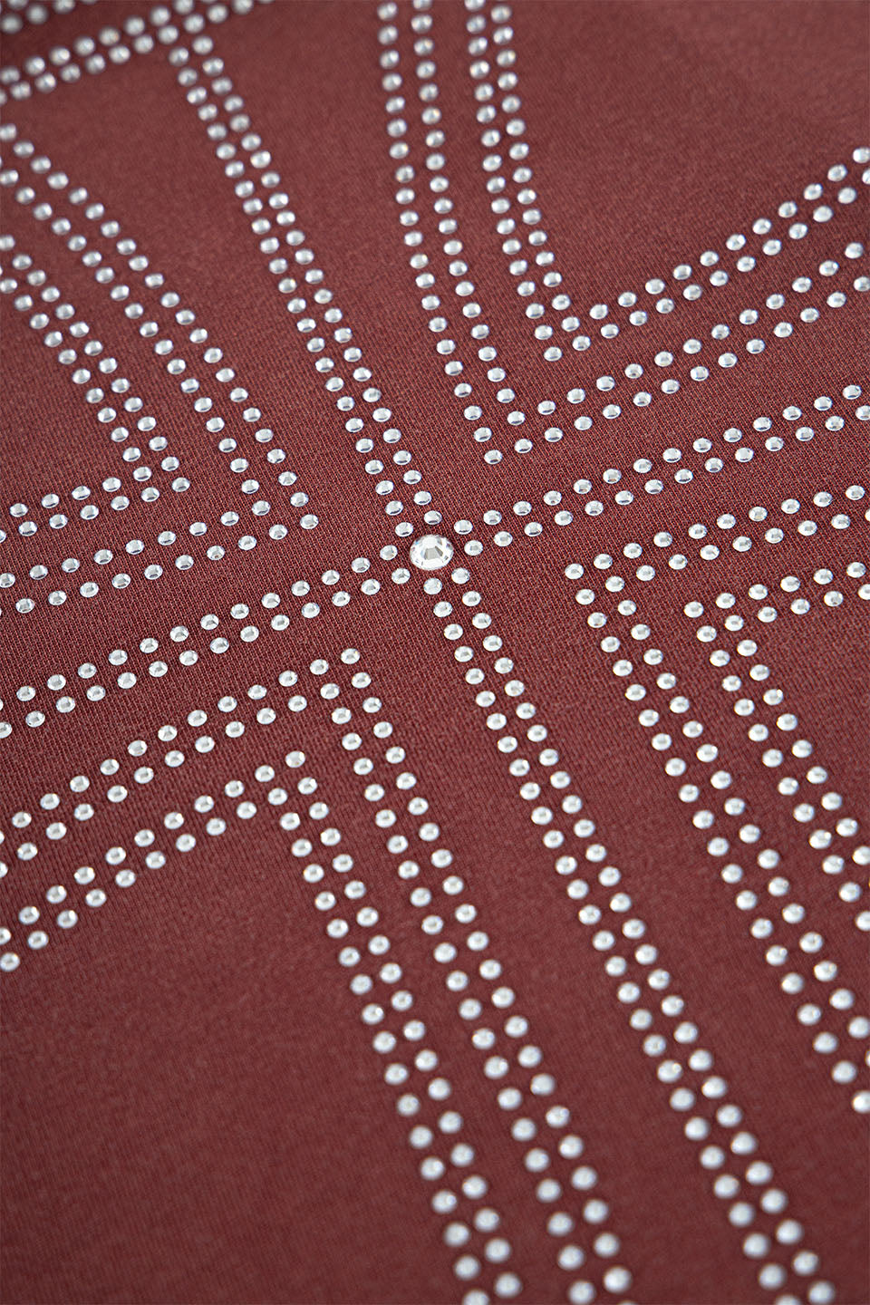 Outline Cross Rhinestone Tee